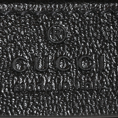 Gucci GG Supreme Monogram New Sakai Lux Calfskin Mini Padlock Flap Pocket Shoulder Bag Beige Ebony Black Cuir 6 of 10