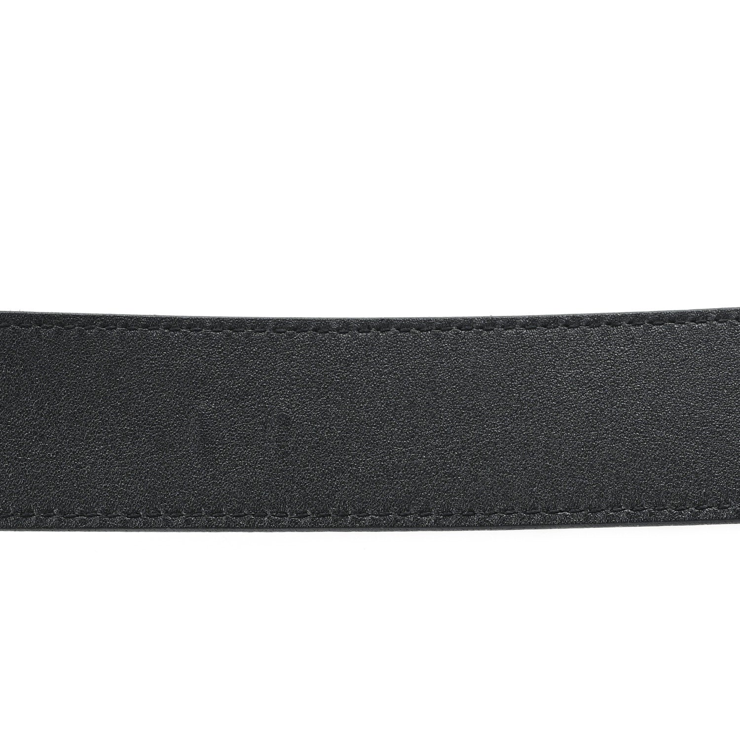 Saint Laurent Calfskin Monogram Square Buckle Belt 85 34 Black 6 of 6