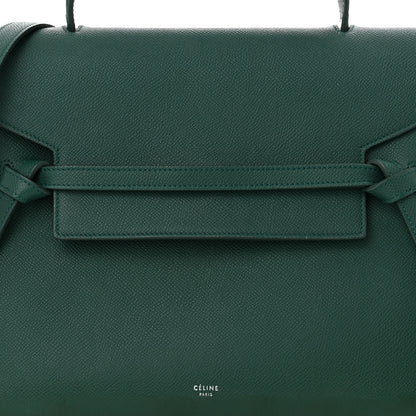 Celine Grained Calfskin Mini Belt Bag Light Emerald 9 of 12