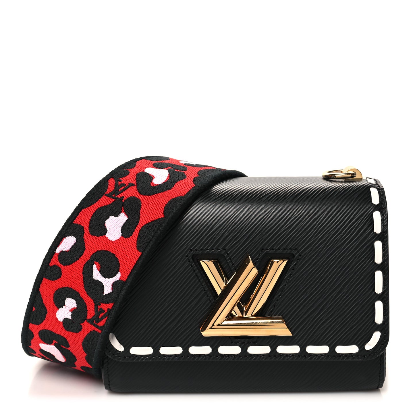 Epi Wild At Heart Twist Shoulder Bag PM Black