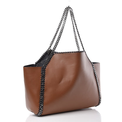 Stella McCartney Denim Alter Nappa Logo Falabella Reversible Tote Navy 6 of 8