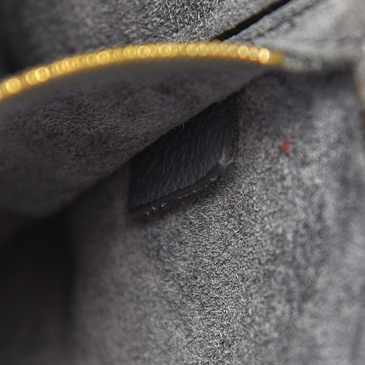 Soft Grained Calfskin Sangle Bucket Bag Grey