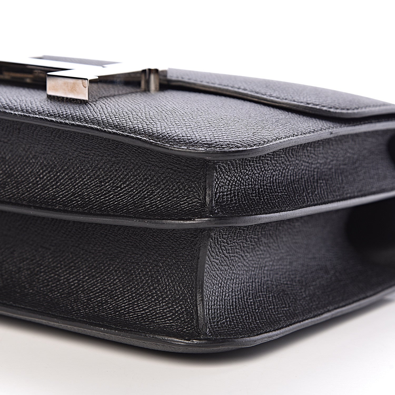 Hermes Epsom Enamel Constance 24 Black Bleu Saint Cyr 10 of 27