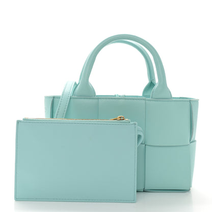 Bottega Veneta Lambskin Maxi Intreccio Candy Arco Tote Celadon 3 of 11
