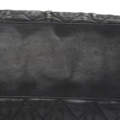 Chanel Iridescent Calfskin Chic Quilt Bowling Bag Black 10 of 14