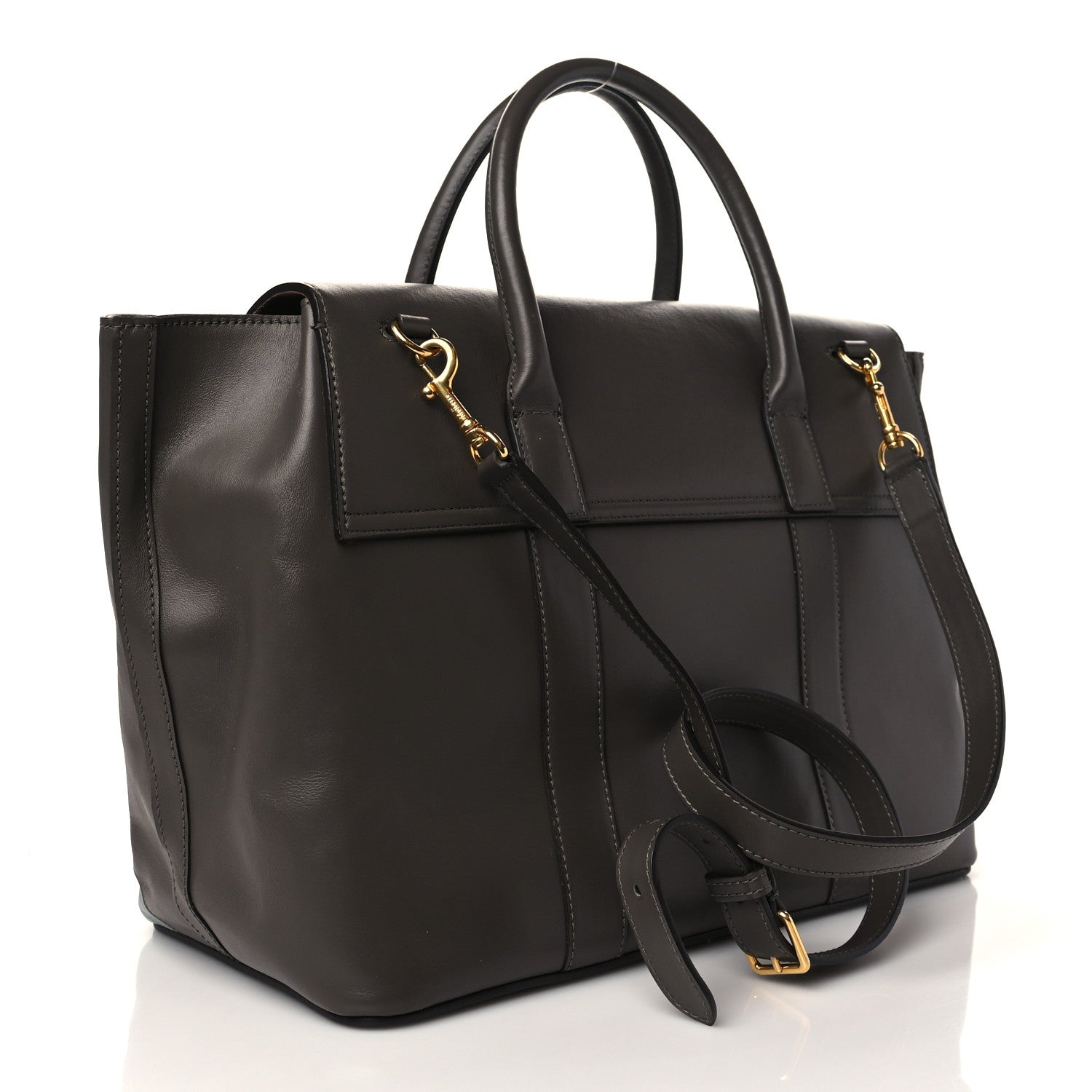Mulberry Smooth Calfskin Magnolia Patch Bayswater Dark Clay Chalk 3 of 9