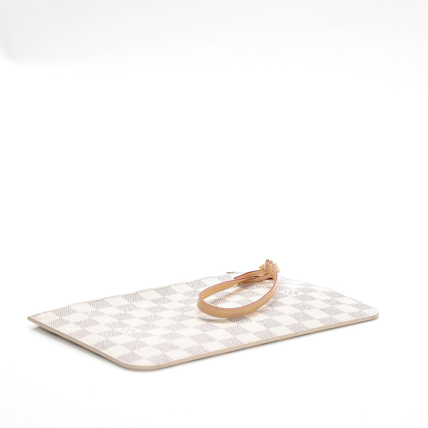 Louis Vuitton Damier Azur Neverfull MM GM Pochette Rose Ballerine 4 of 7