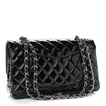 Chanel Patent Quilted Medium Double Flap Black 3 of 13