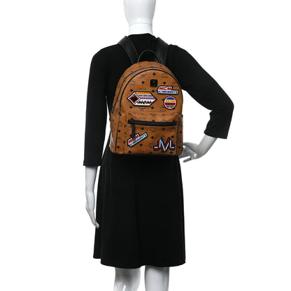 MCM Visetos Victory Patch Stark Backpack Cognac 2 of 12