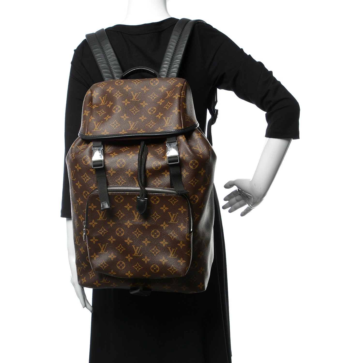 Louis Vuitton Monogram Macassar Zack Backpack 2 of 14