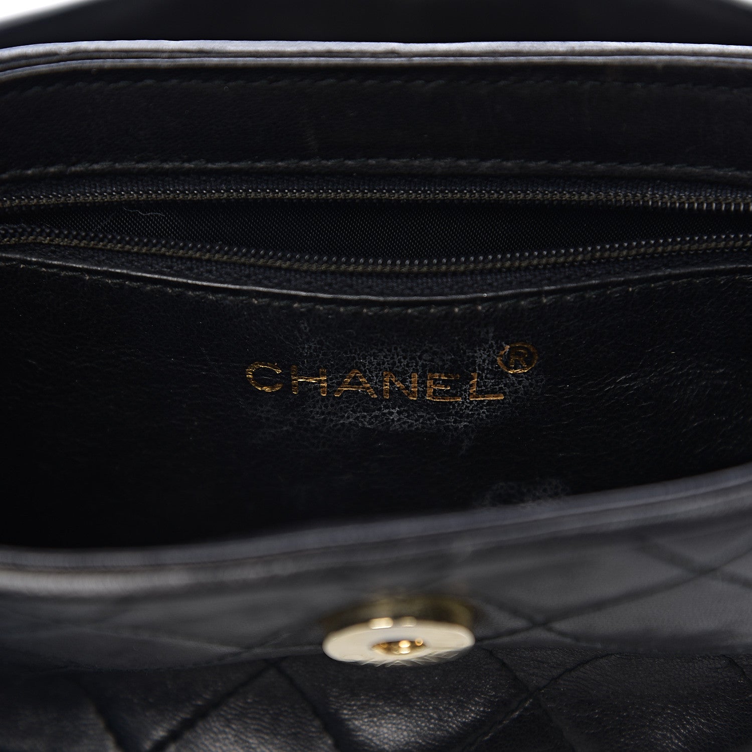Chanel Lambskin Quilted Tassel Shoulder Bag Black 6 of 11