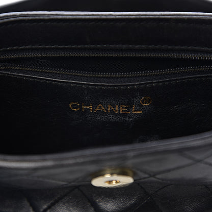 Chanel Lambskin Quilted Tassel Shoulder Bag Black 6 of 11