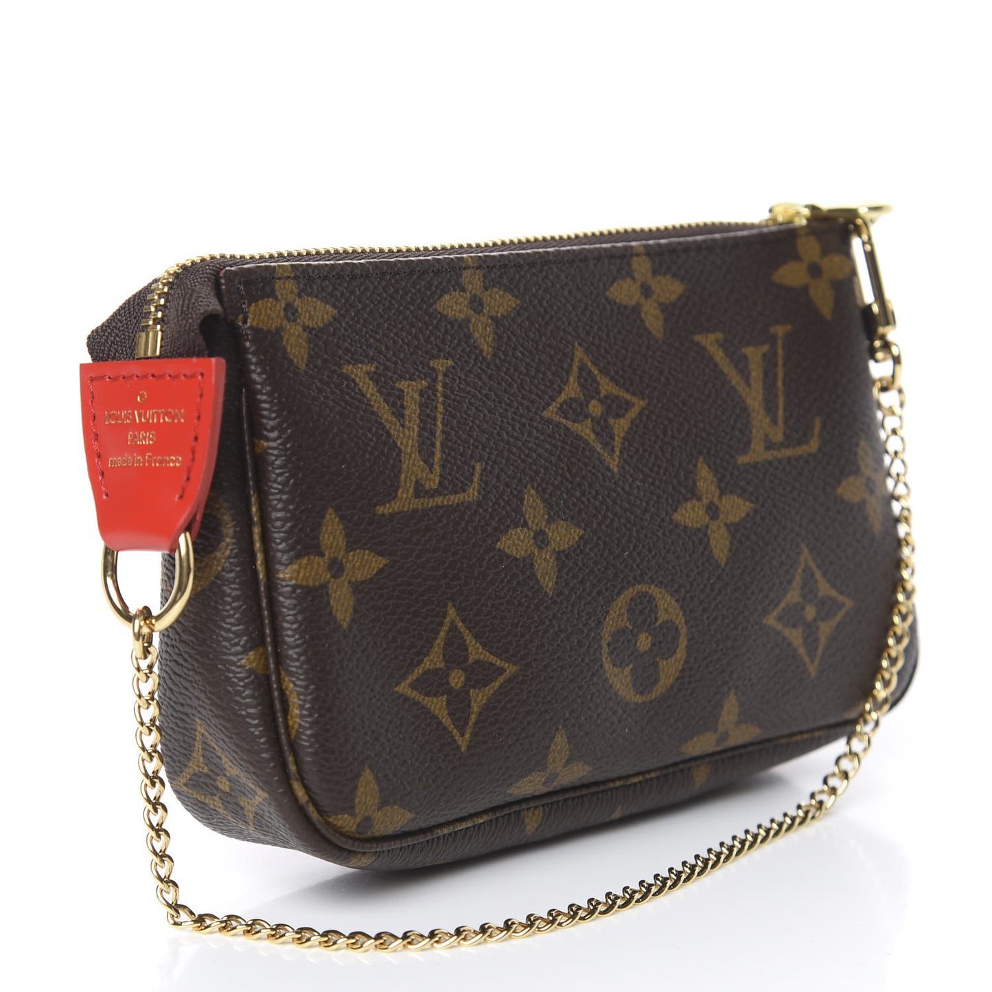Monogram 2020 Christmas Animation Bumper Cars Mini Pochette Accessories Coquelicot