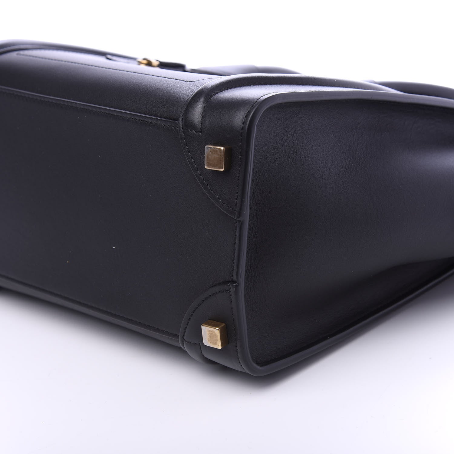 Celine Smooth Calfskin Micro Luggage Black 7 of 9