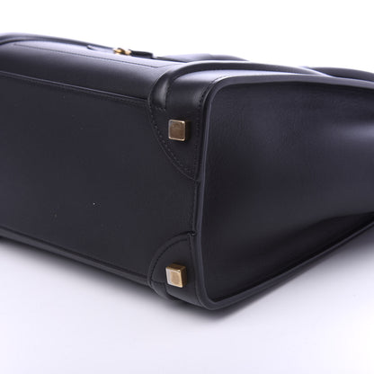 Celine Smooth Calfskin Micro Luggage Black 7 of 9