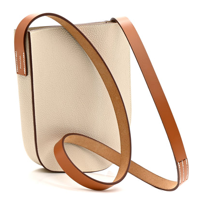 Hermes Togo Vache Hunter Perspective Cavaliere 21 Craie Fauve 3 of 10