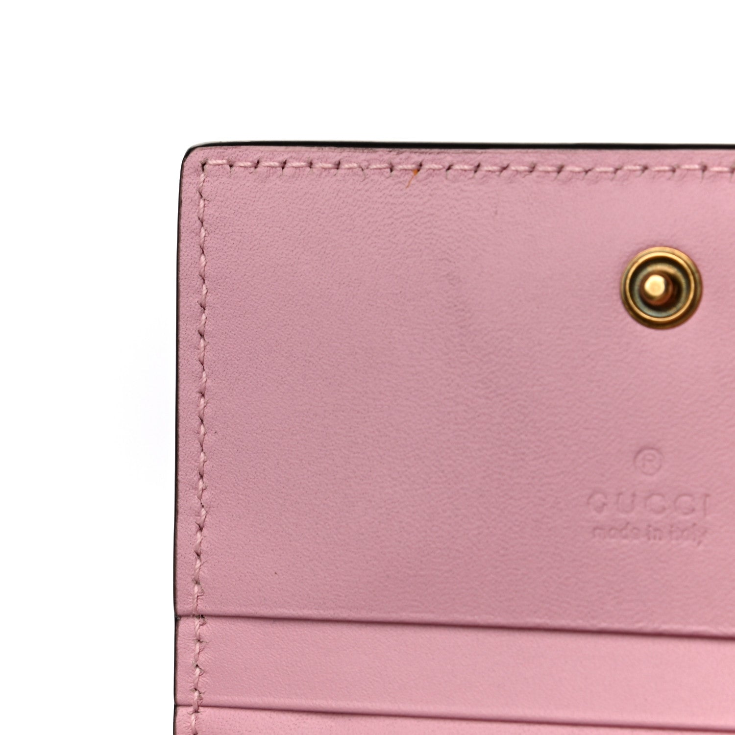 Gucci GG Supreme Monogram Strawberry Card Case 11 of 13