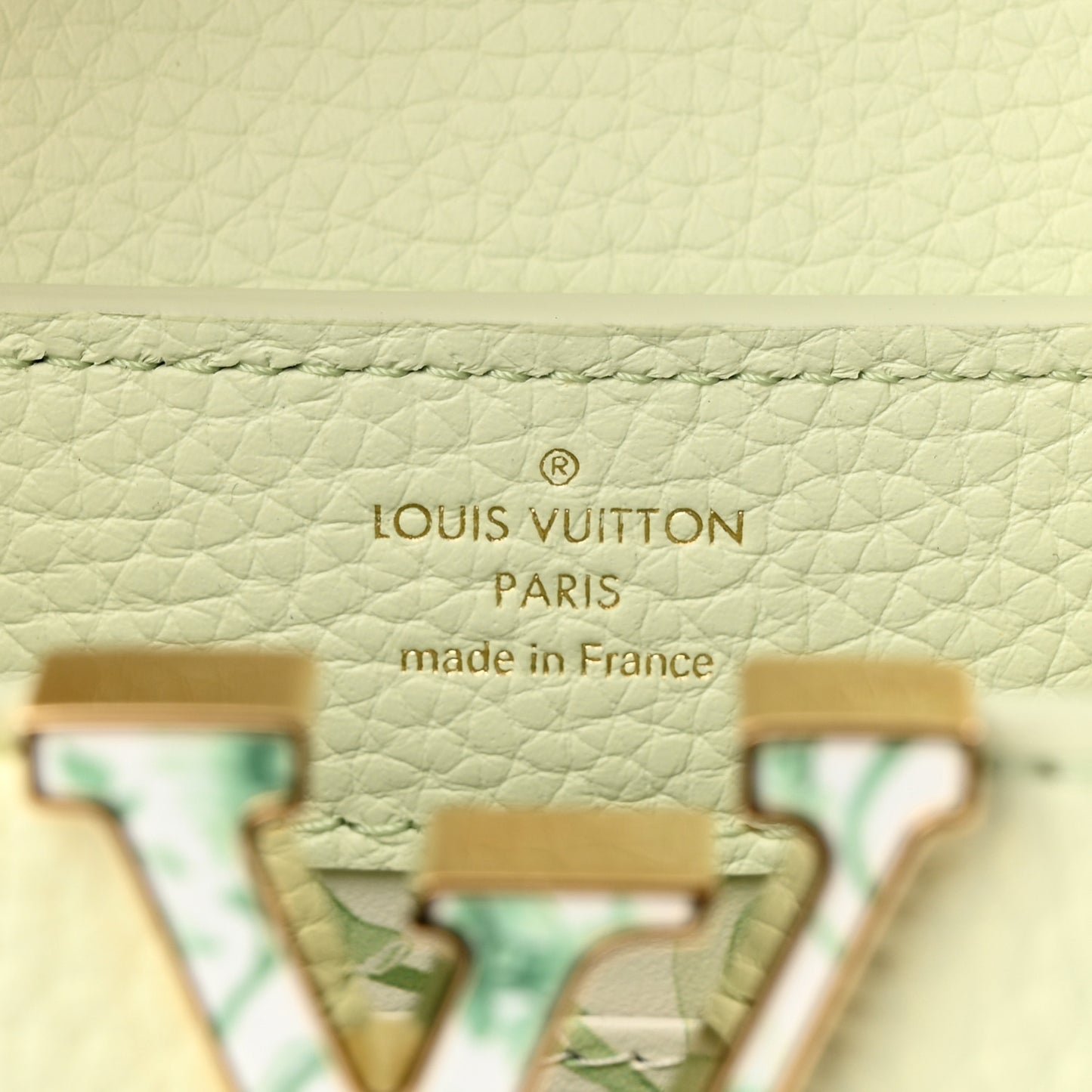 Taurillon Karung Mini Capucines Vert D'eau Green