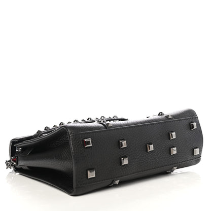 Valentino Garavani Grainy Calfskin Onyx Small My Rockstud Rolling Frame Bag Black 3 of 4