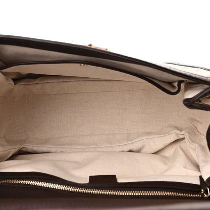 Gucci Monogram Large New Bamboo Top Handle Bag Brown 5 of 11