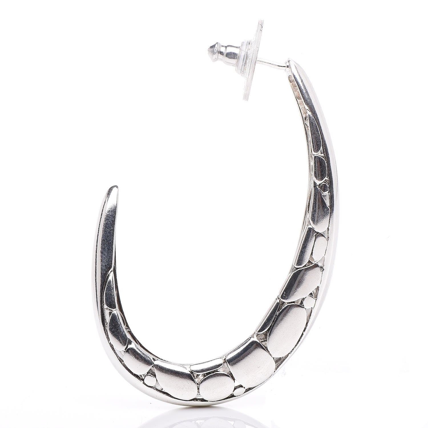 John Hardy Sterling Silver Medium Kali Hoop Earrings 3 of 4