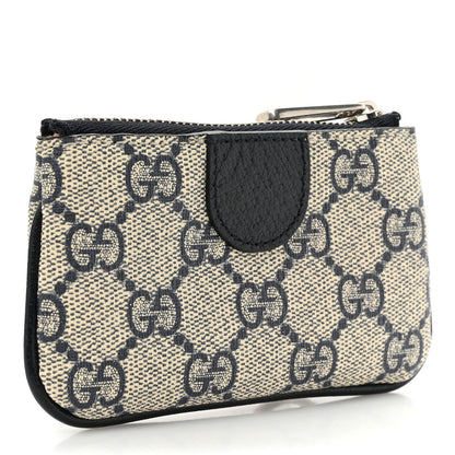 Gucci GG Supreme Monogram Web Ophidia Key Case Beige Blue 3 of 12