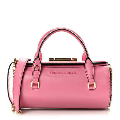 Prada Saffiano Mini Sybille Barrel Bag Begonia 1 of 8