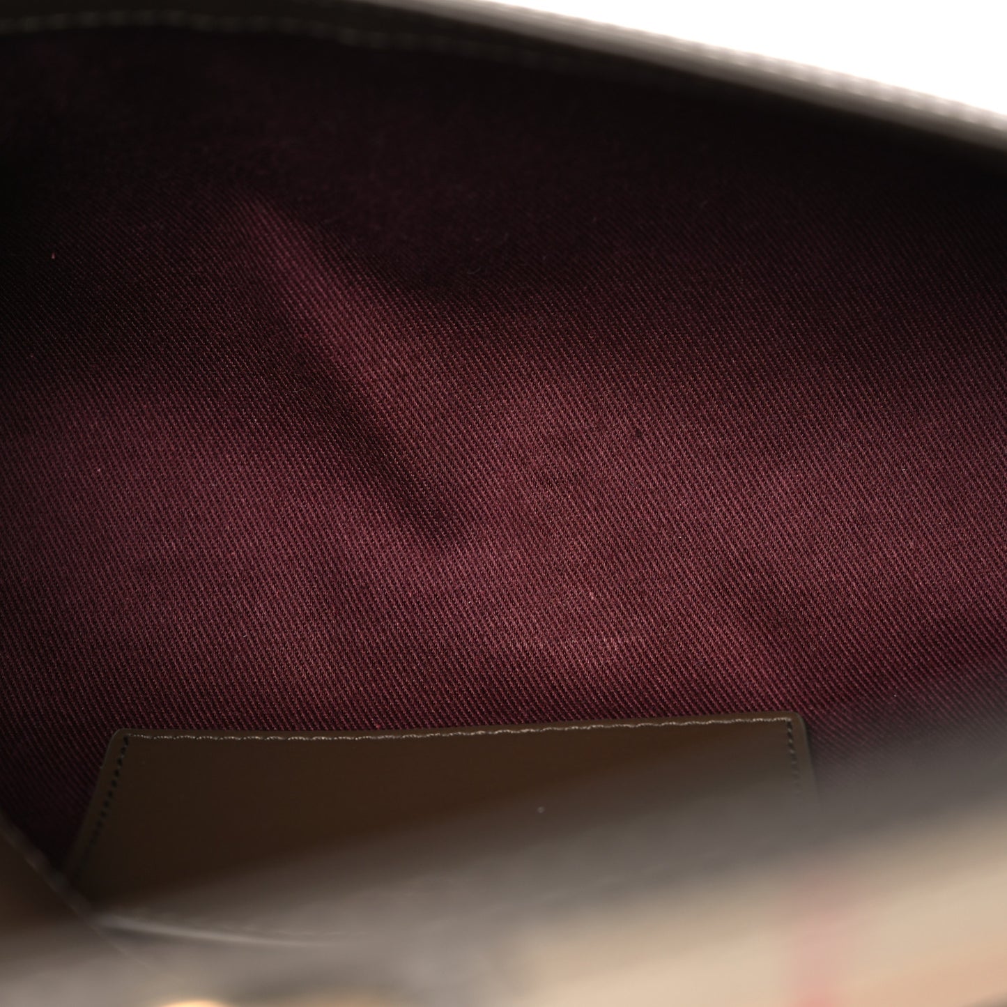 Coated Canvas Calfskin Vintage Check Small Note Crossbody Bag Military