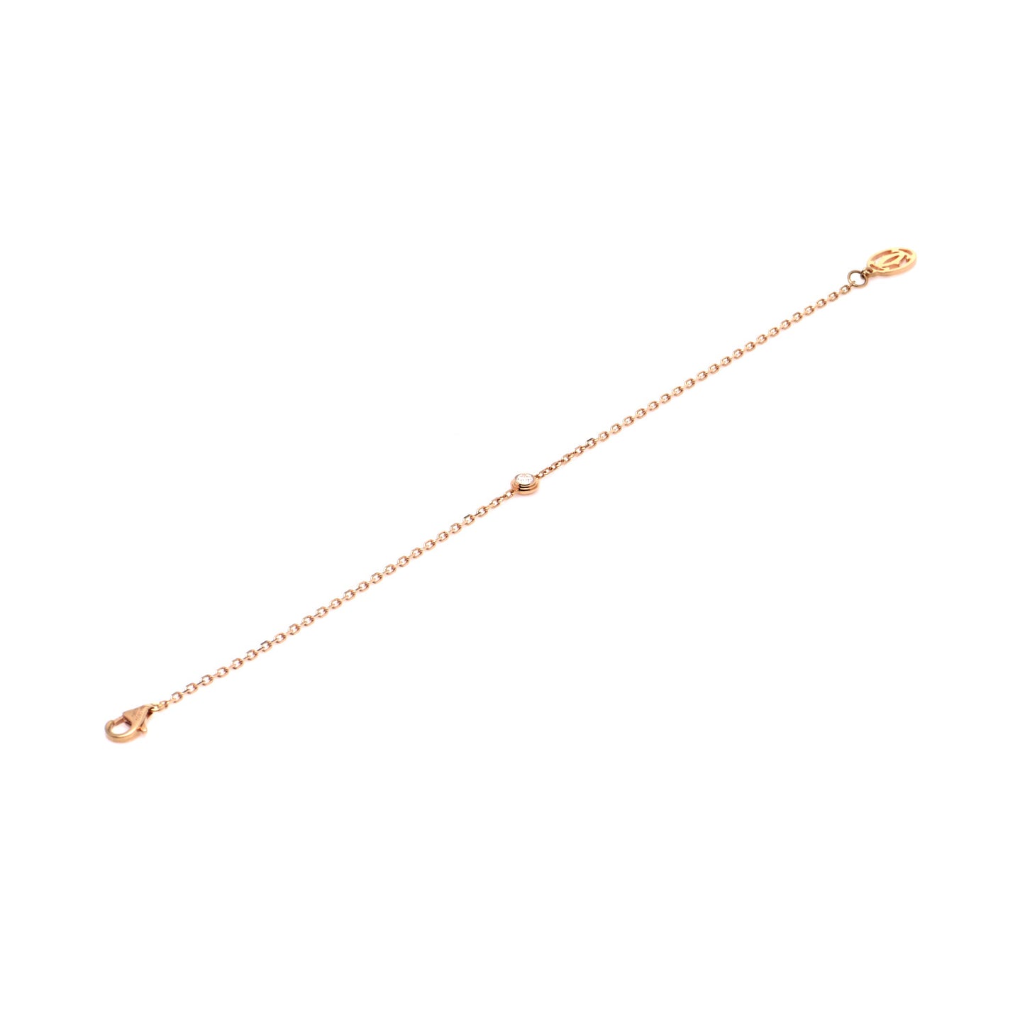 18K Pink Gold Diamond SM D'Amour Bracelet