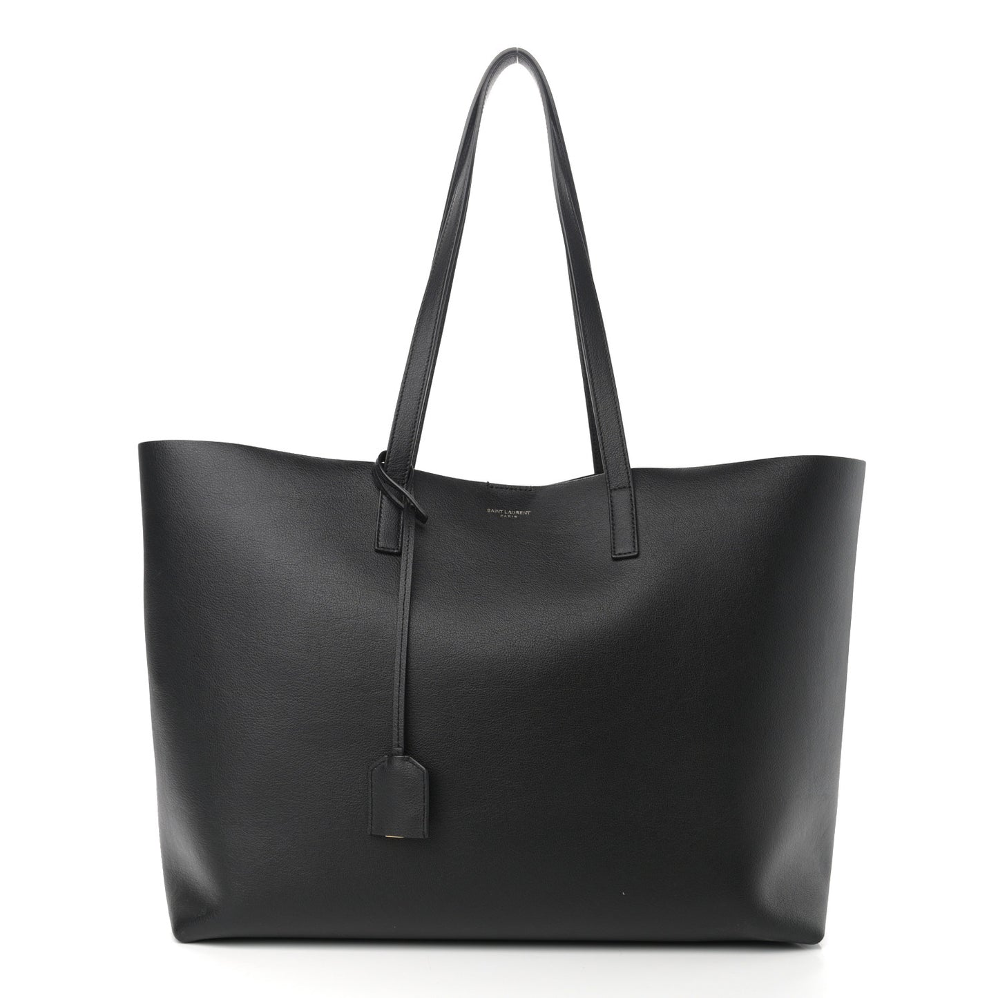 Calfskin Large Shopping Tote Black