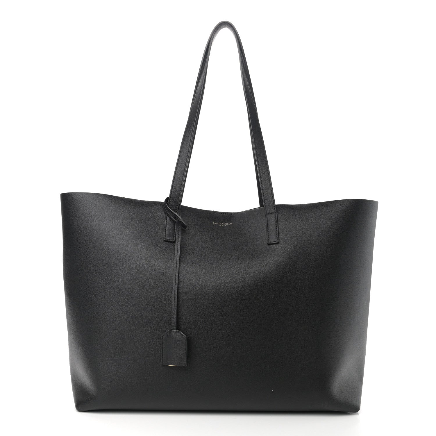 Saint Laurent Calfskin Large Shopping Tote Black 3 of 11