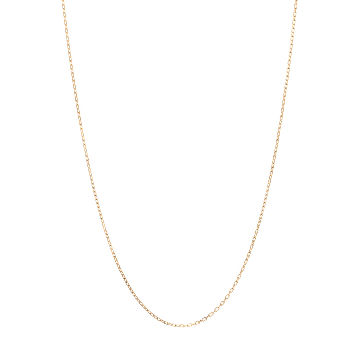 18K Yellow Gold Chain Necklace