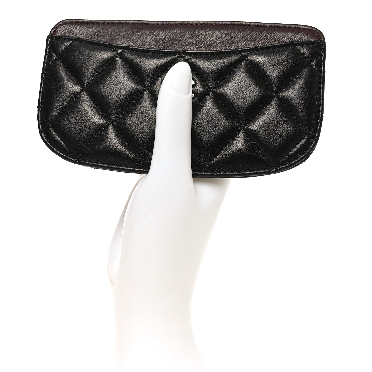 Chanel Lambskin Quilted Case Black 2 of 9