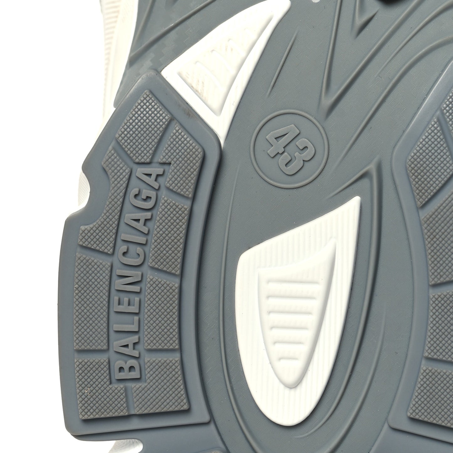 Fabric Mesh Mens Phantom Sneakers 43 Grey White