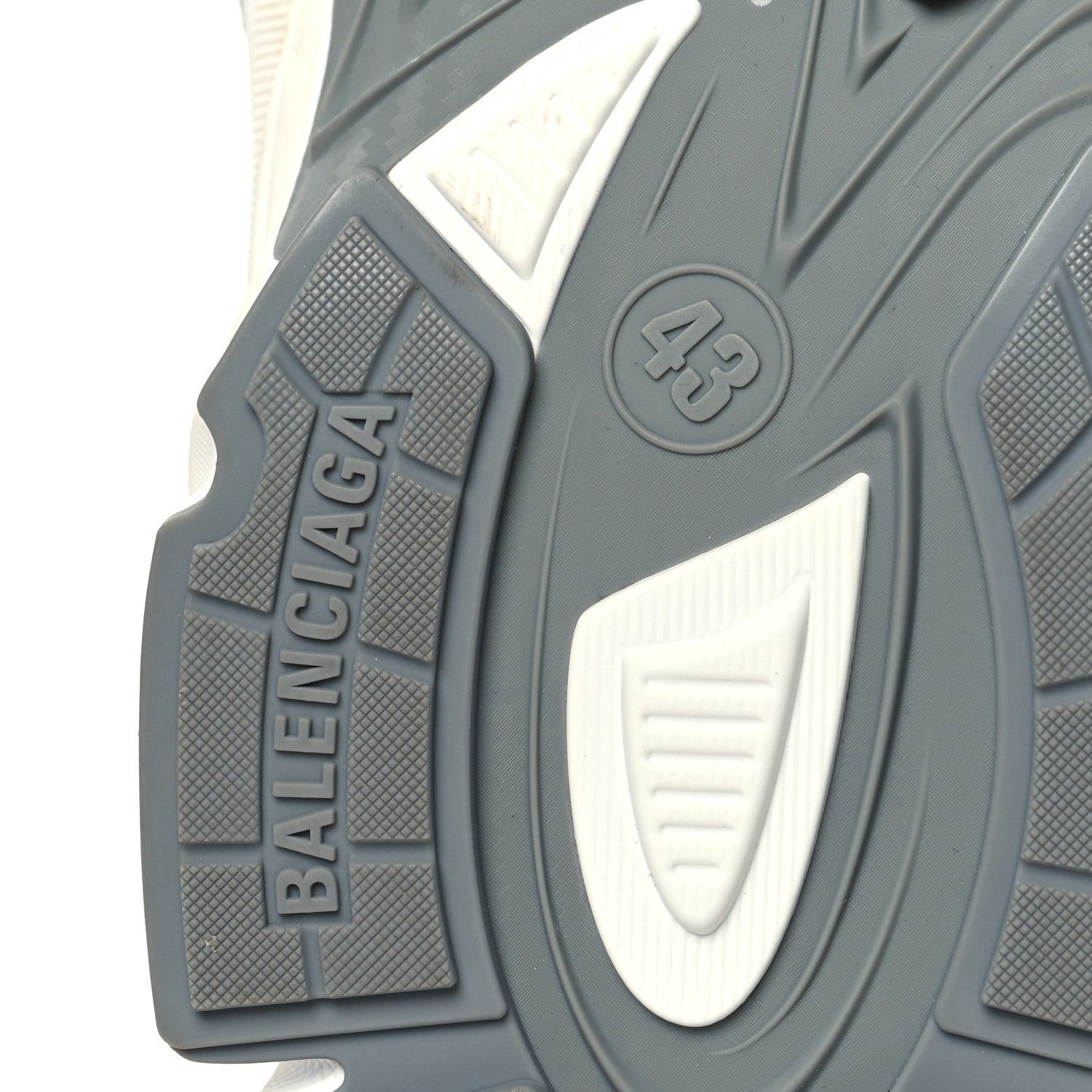 Balenciaga Fabric Mesh Mens Phantom Sneakers 43 Grey White 7 of 8