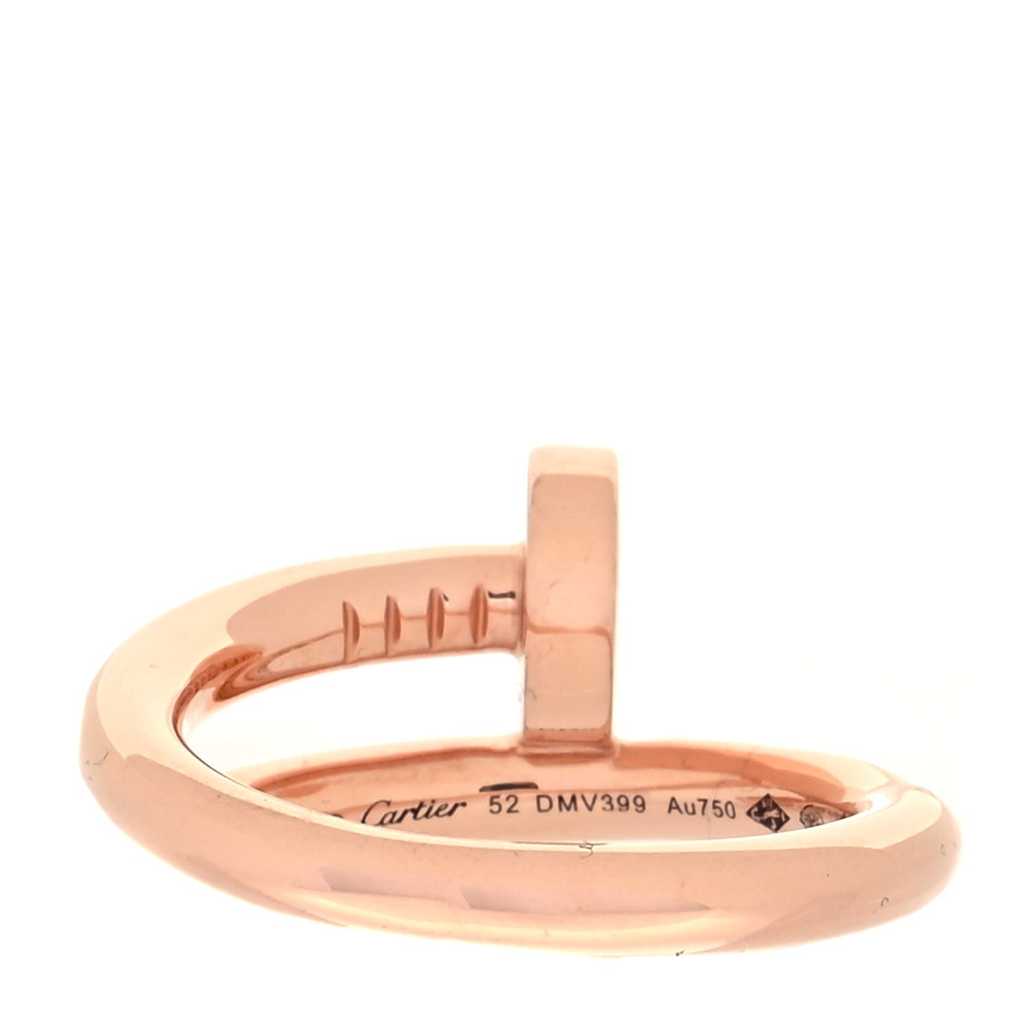 Cartier 18K Pink Gold Juste Un Clou Ring 52 6 3 of 4