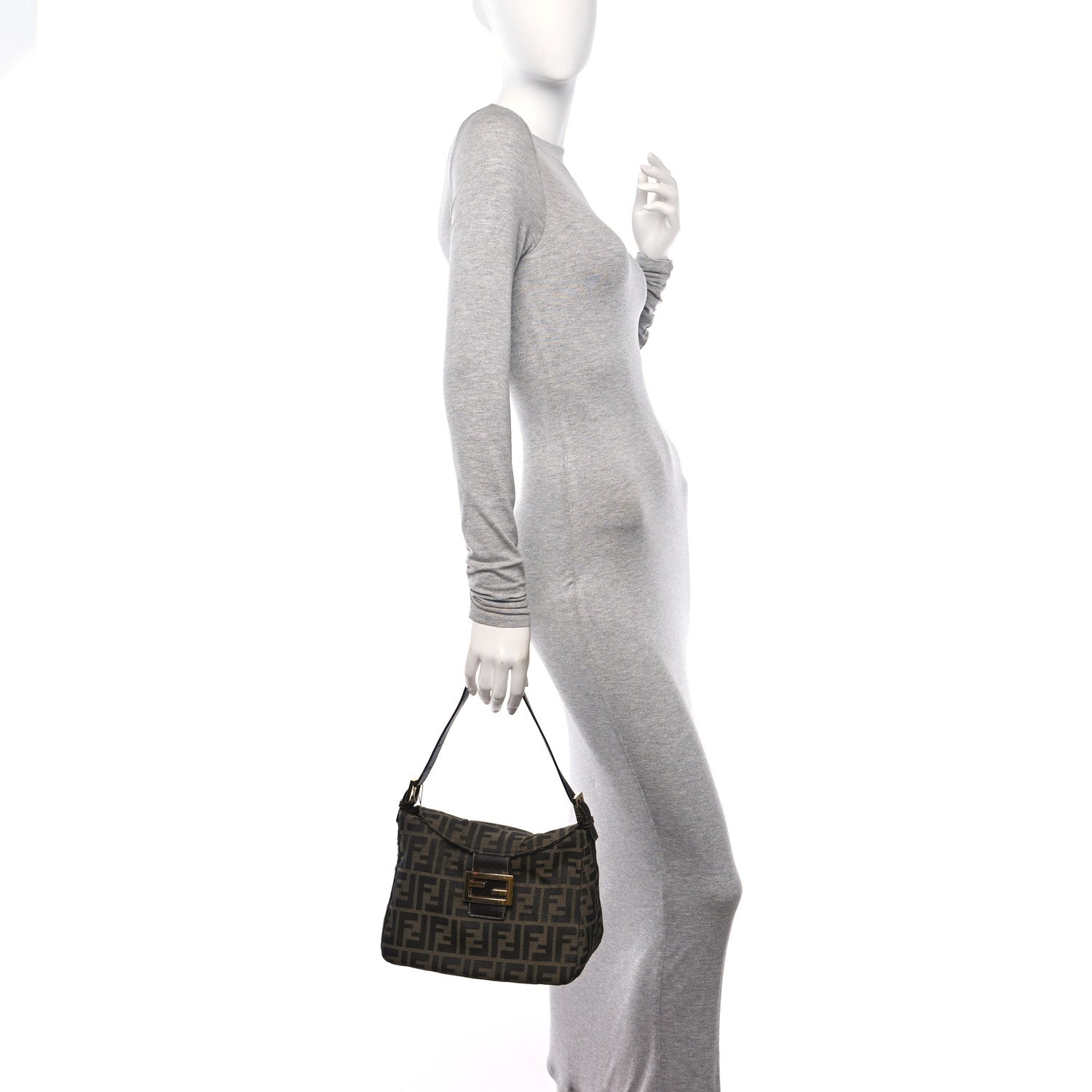 Fendi Zucca Mama Baguette Tobacco 2 of 11