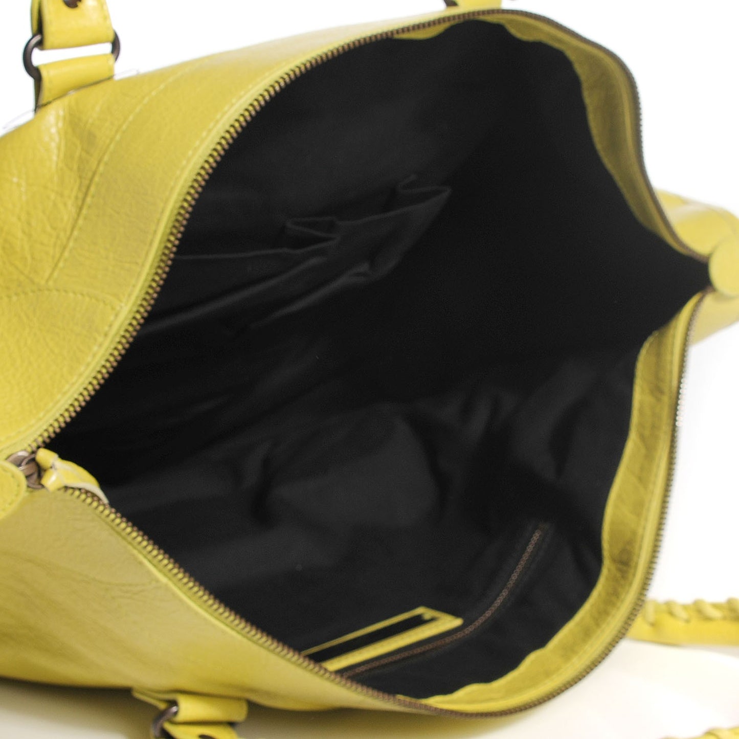 Agneau Classic Hardware Work Jaune Poussin