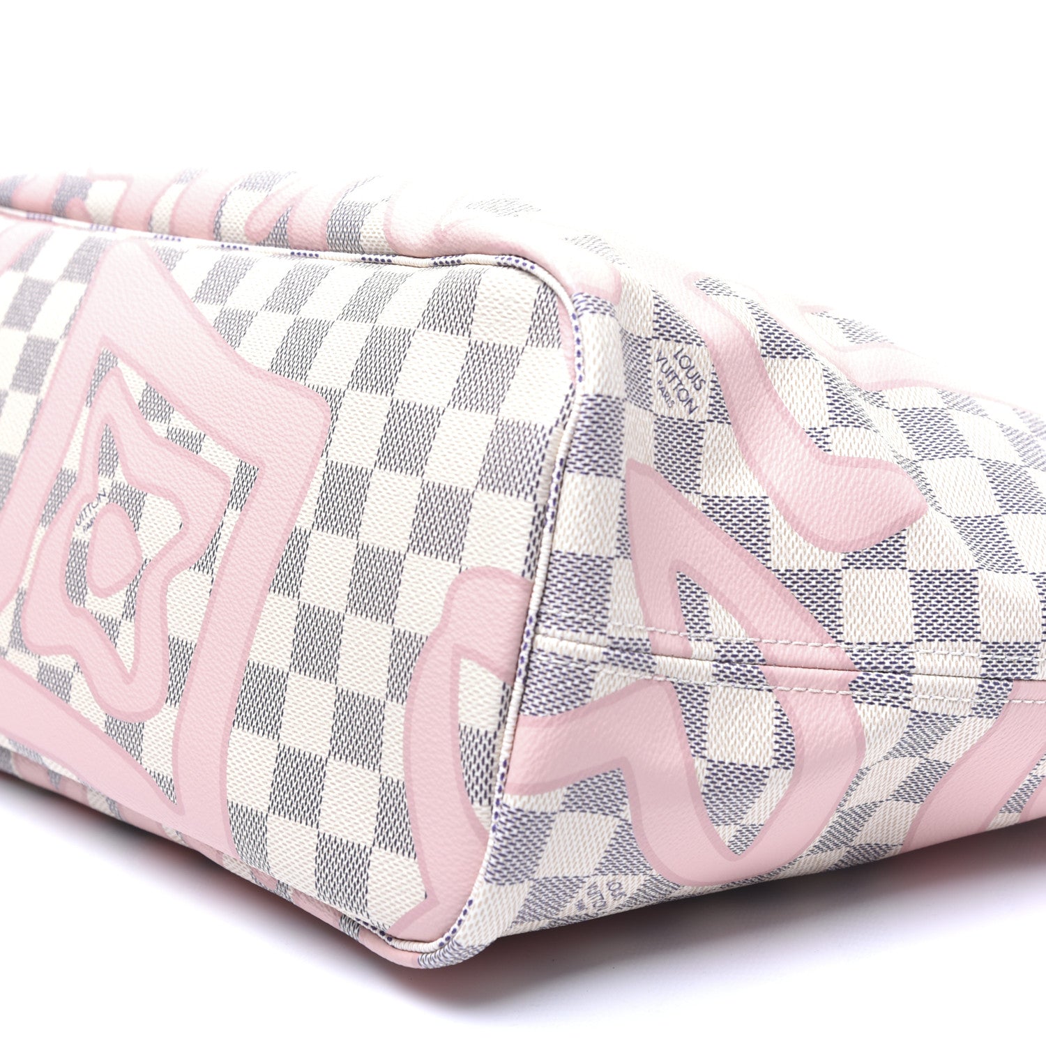 Louis Vuitton Damier Azur Tahitienne Neverfull MM 7 of 14