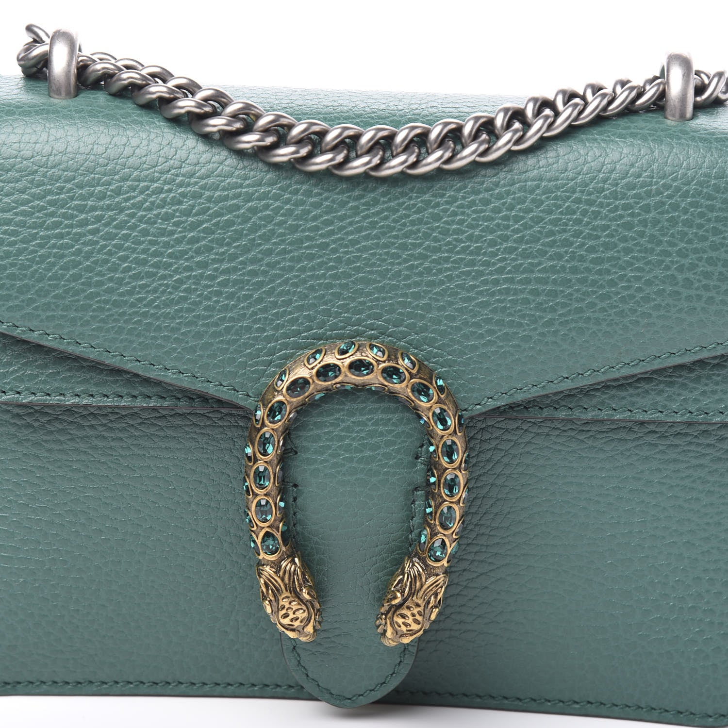 Gucci Calfskin Mini Dionysus Shoulder Bag Emerald 9 of 9