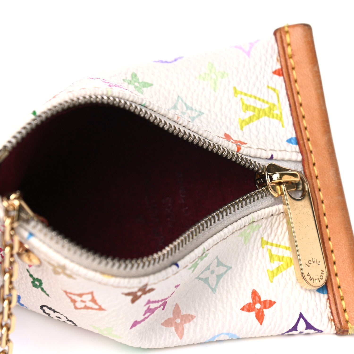 Louis Vuitton Monogram Multicolor Berlingot Coin Purse White 8 of 8