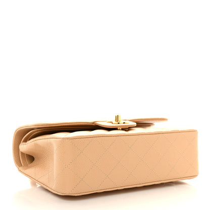 Chanel Caviar Quilted Small Double Flap Beige 4 of 11