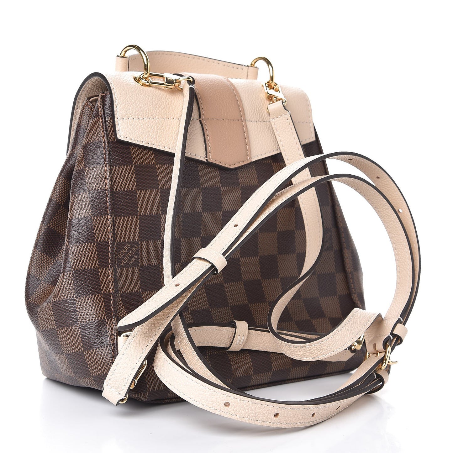 Damier Ebene Clapton Backpack Creme