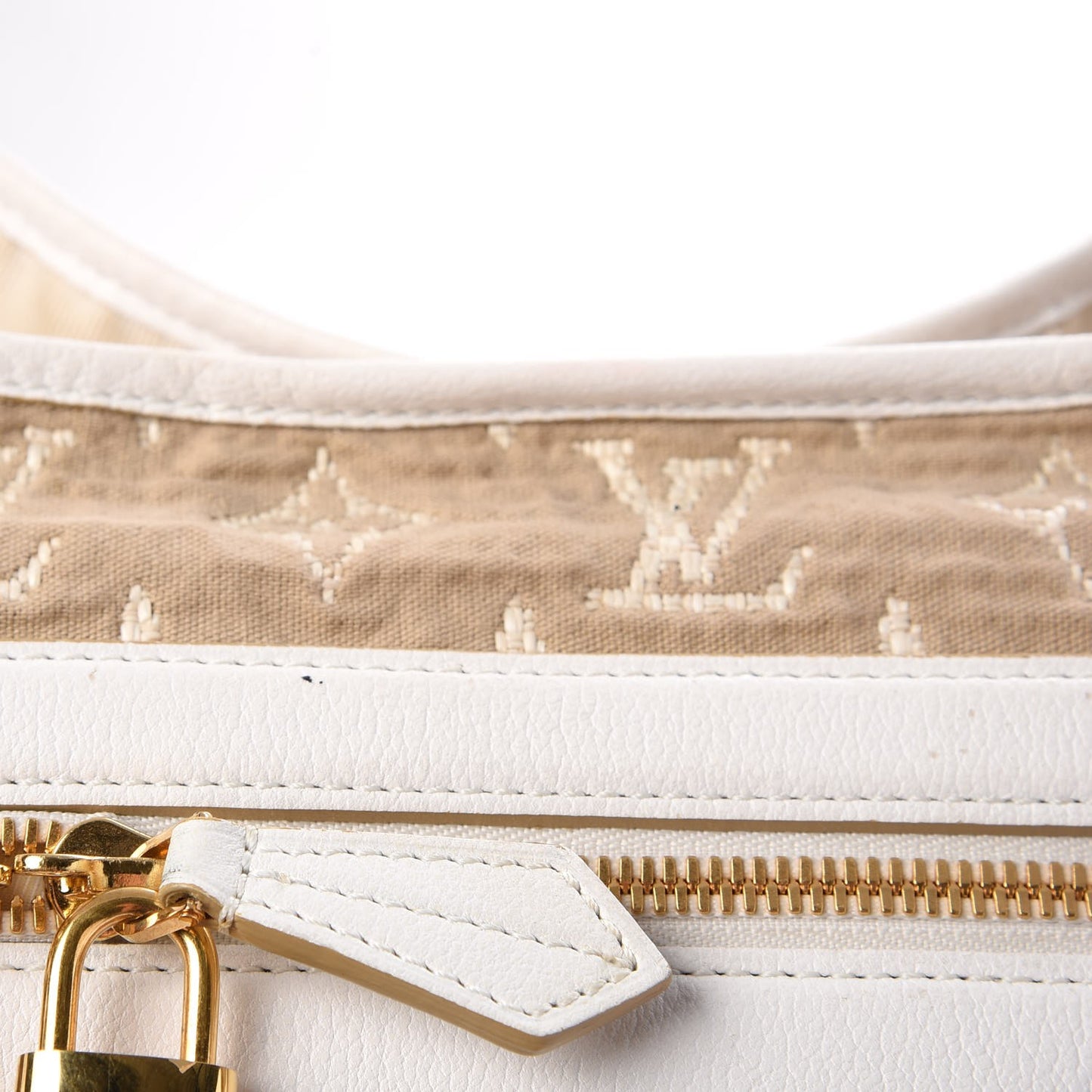 Monogram Sabbia Besace White