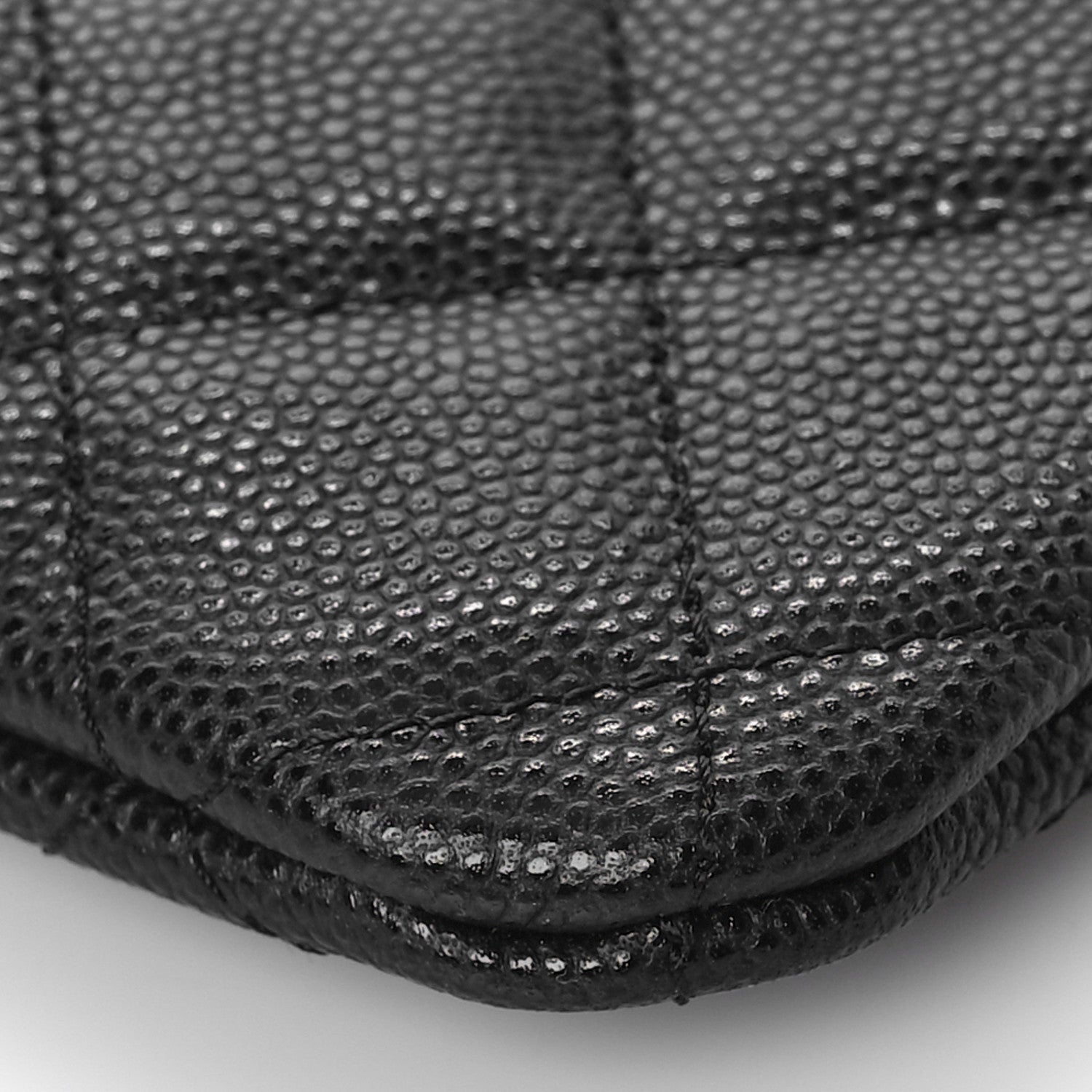 Chanel Caviar Quilted Small Cosmetic Case Black 9 of 10