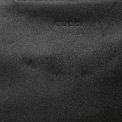 Gucci Nappa Bamboo Small Nymphaea Top Handle Bag Black 10 of 10