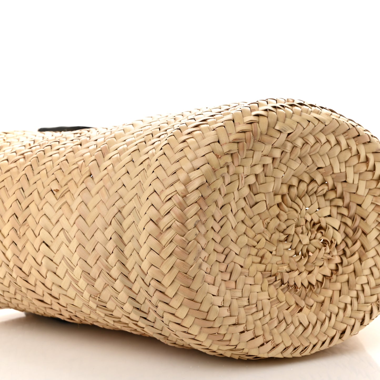 Woven Straw Loubishore Tote Beige