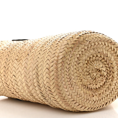 Christian Louboutin Woven Straw Loubishore Tote Beige 9 of 11