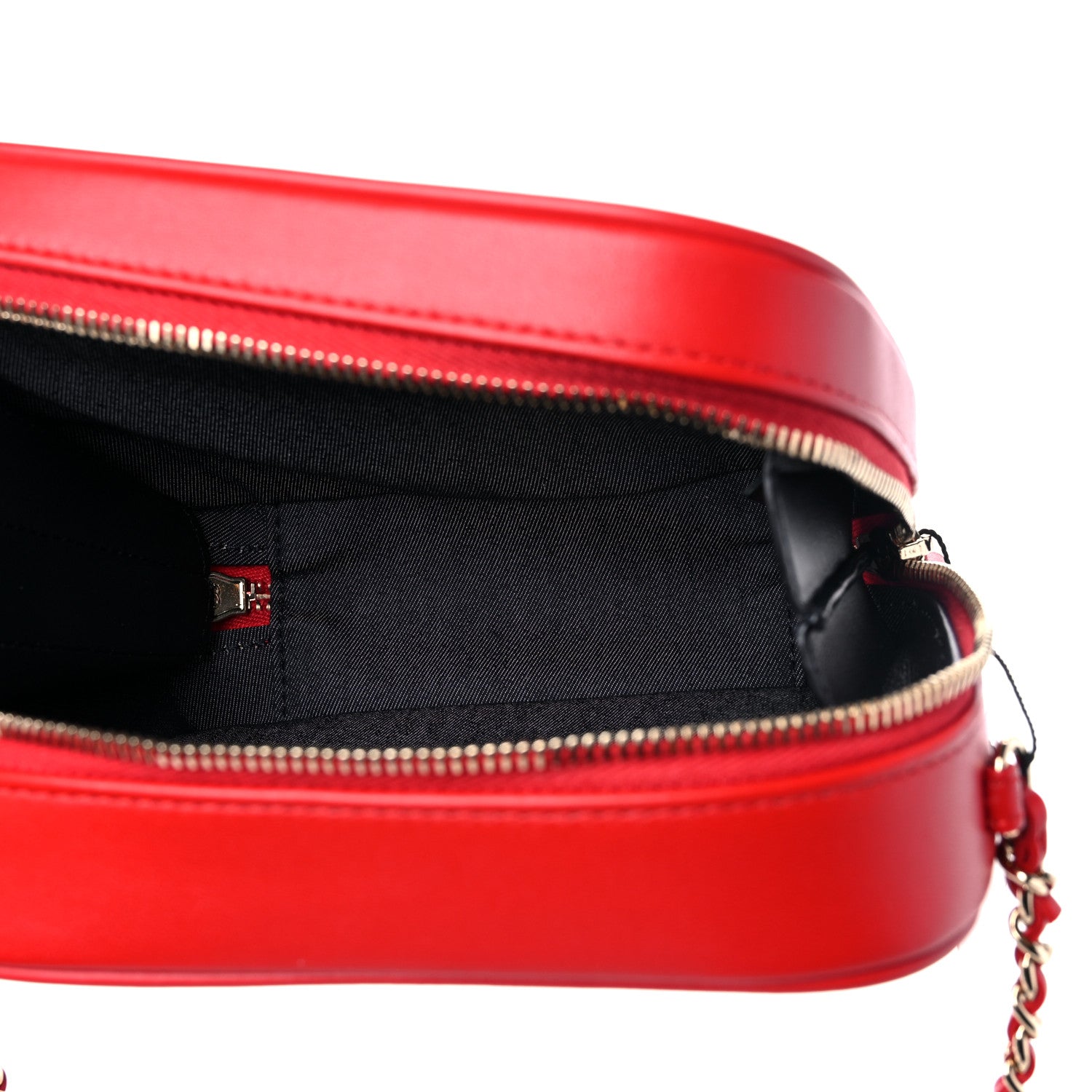 Chanel Lambskin CC Mania Camera Case Red 5 of 9