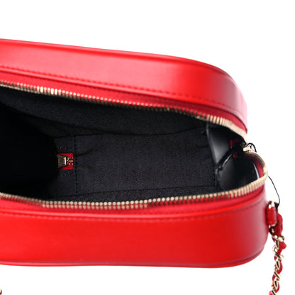 Chanel Lambskin CC Mania Camera Case Red 5 of 9